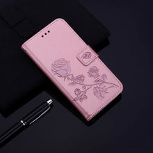 Load image into Gallery viewer, 2021 Upgraded 3D Embossed Rose Wallet Phone Case For SAMSUNG S20