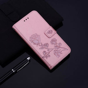 2021 Upgraded 3D Embossed Rose Wallet Phone Case For SAMSUNG S10 Lite