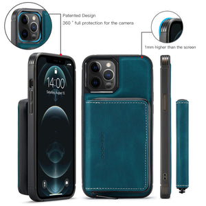 Nouveau boîtier de portefeuille magnétique pour iPhone 12