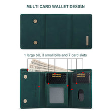 Charger l&#39;image dans la galerie, Two-in-one Magnetic Split Three-fold Wallet Phone Case For Samsung S21 Series