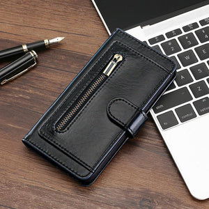 Luxury Zipper Texture Leather Crack Wallet Case For SAMSUNG Galaxy S20FE (4G/5G)