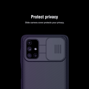 【 Black Mirror】Luxury Slip Téléphone Protection Objectif Cas pour Samsung M51
