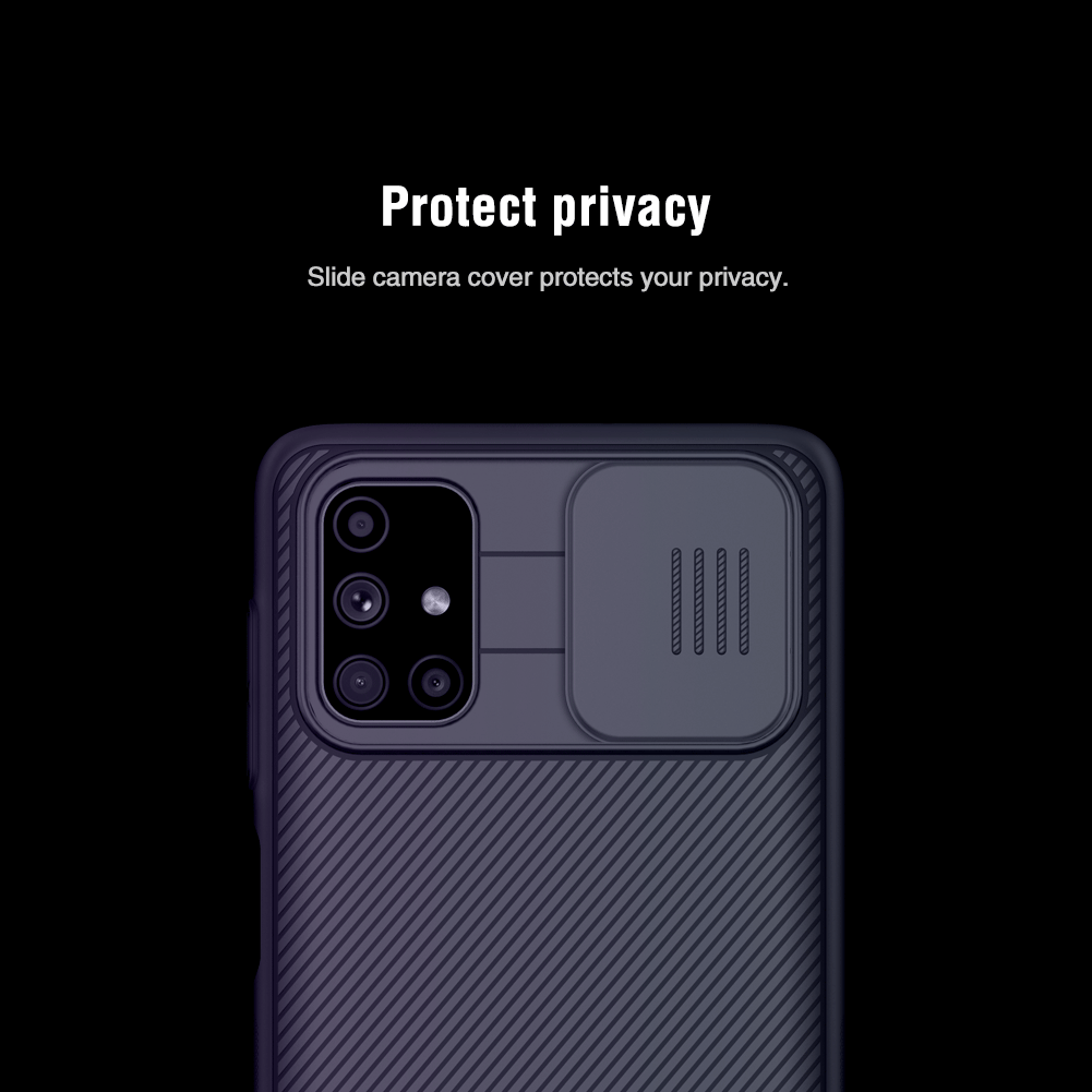 【Black Mirror】Luxury Slide Phone Lens Protection Case for Samsung M51