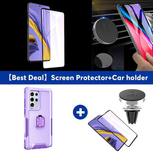 Robot Rotating Ring Bracket Phone Case For SAMSUNG Galaxy S23 Ultra 5G