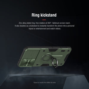 【Black rhino】Luxury Sliding Lens Protection ring holder case for Samsung S21PLUS 5G