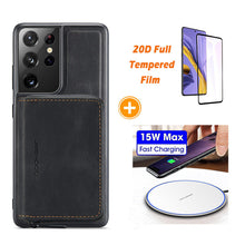 Load image into Gallery viewer, New Magnetic Separation Invisible Zipper Wallet Phone Case For SAMSUNG S21 Ultra