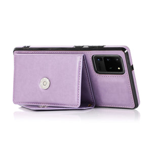 [2021 nouveau] Samsung S20 ultra triangle Cross Multi - function Wallet Card Cover