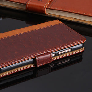 Boîtier de couverture flip magnet portefeuille en cuir motif autruche pour LG Stylo4/Stylo5