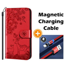 Charger l&#39;image dans la galerie, Portefeuille en cuir à fermeture à glissière de luxe Flip Multi Card Slots Cover Cover pour iPhone 12mini