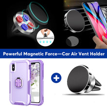 Load image into Gallery viewer, Robot Rotating Ring Bracket Phone Case For iPhone X/XS