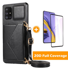 Charger l&#39;image dans la galerie, [2021 nouveau] Samsung A71 triangle Cross Multi - function Wallet Card Cover