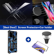 Load image into Gallery viewer, Camouflage Luxury Armor Shockproof Case With Kickstand For Samsung Galaxy A03S