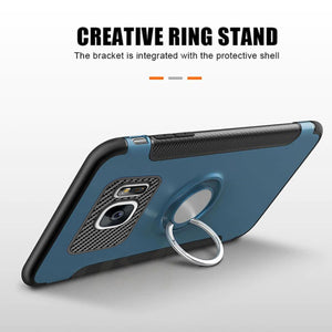 Simplicité Shockproof Ring Phone Case Pour Samsung S7 bord