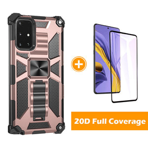 Luxury Armor Shockproof With Kickstand For SAMSUNG A71