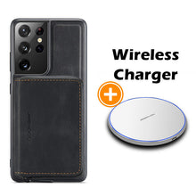 Load image into Gallery viewer, New Magnetic Separation Invisible Zipper Wallet Phone Case For SAMSUNG S21 Ultra