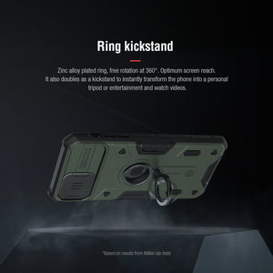 【Black rhino】Luxury Sliding Lens Protection ring holder case for iPhone 11