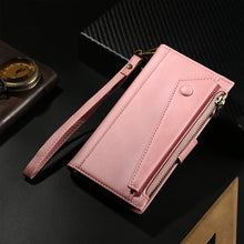 Load image into Gallery viewer, Star Multifunction Zipper Wallet Card Leather Case For SAMSUNG Galaxy S21Ultra