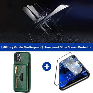 Triangle Crossbody Carte multifonctionnelle de la carte de cuir pour Samsung Galaxy A42 5G