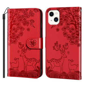 High Quality Leather Protection Wallet Flip Card Case For iPhone 13