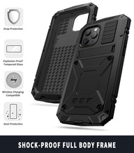 Charger l&#39;image dans la galerie, [iPhone 12 Series] Deluxe Doom armure Waterproof Metal Aluminum Bracket case
