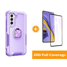 Load image into Gallery viewer, Robot Rotating Ring Bracket Phone Case For SAMSUNG Galaxy S22+ 5G