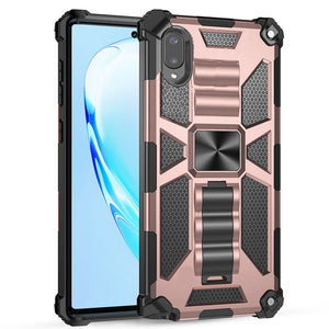 Luxury Armor Shockproof Case With Kickstand For Samsung Galaxy A02