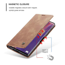 Load image into Gallery viewer, 2021 New Retro Wallet Case For Samsung Note 20