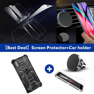 Luxury Armor Shockproof With Kickstand For iPhone XS