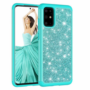2 in 1 Glitter Gel Back Soft Case For Samsung Galaxy