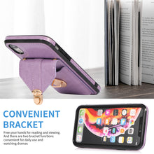 Load image into Gallery viewer, Snap Crossbody Card Wallet Leather Case For iPhone XR