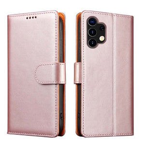 Two-Color Wallet Phone Case For Samsung A32
