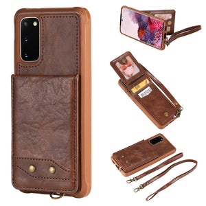 Rear Cover Type Protective Card Holster Phone Case For SAMSUNG Galaxy S20/S20 5G
