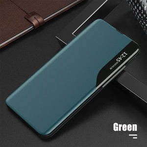 Luxury Smart Window Magnetic Flip Leather Case For Samsung A71