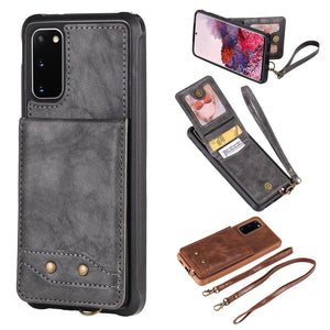 Rear Cover Type Protective Card Holster Phone Case For SAMSUNG Galaxy S20PLUS