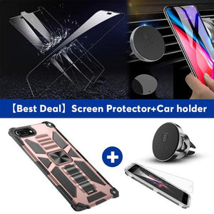 Luxury Armor Shockproof With Kickstand For iPhone 8 Plus