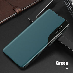 Luxury Smart Window Magnetic Flip Leather Case For Samsung Galaxy S20