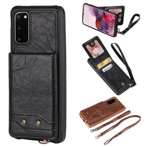 Rear Cover Type Protective Card Holster Phone Case For SAMSUNG Galaxy S20/S20 5G