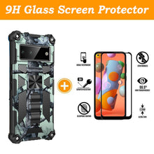Load image into Gallery viewer, Camouflage New Luxury Armor Shockproof Case With Kickstand For Google Pixel 6