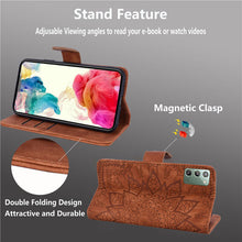 Load image into Gallery viewer, Flip Leather 3D Embossed Phone Case For Samsung