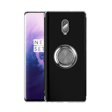 Load image into Gallery viewer, 2020 Transparent Colorful Magnetic Ring Holder Phone Case For Oneplus 6T
