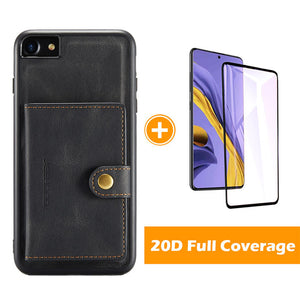 Nouveau boîtier de portefeuille magnétique pour iPhone 12