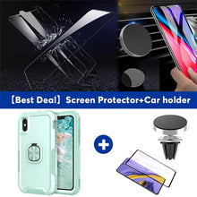 Load image into Gallery viewer, Robot Rotating Ring Bracket Phone Case For iPhone X/XS