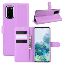 Load image into Gallery viewer, Lychee Pattern Wallet Phone Case For Samsung S20FE/S20Ultra/S10Plus