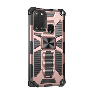 Luxury Armor Shockproof With Kickstand For SAMSUNG A21S