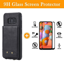 Load image into Gallery viewer, Rear Cover Type Protective Card Holster Phone Case For SAMSUNG Galaxy S8