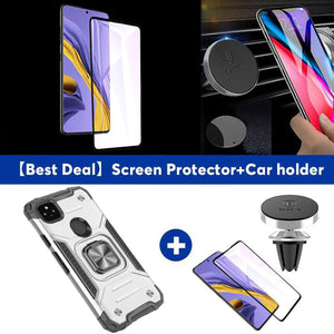 Vehicle-mounted Shockproof Armor Phone Case  For Google Pixel 5