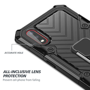 SAMSUNG Galaxy A01-Lightning Armor Ring Holder Phone Case