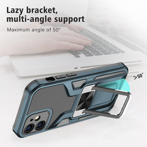 General's Armor Magenic Ring Bracket Phone Case For iPhone 12 Series