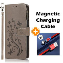 Load image into Gallery viewer, Luxury Zipper Leather Wallet Flip Multi Card Slots Case For Samsung Galaxy NOTE10