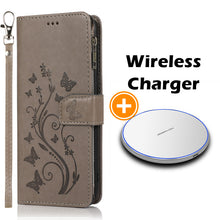 Load image into Gallery viewer, Luxury Zipper Leather Wallet Flip Multi Card Slots Case For Samsung Galaxy NOTE10